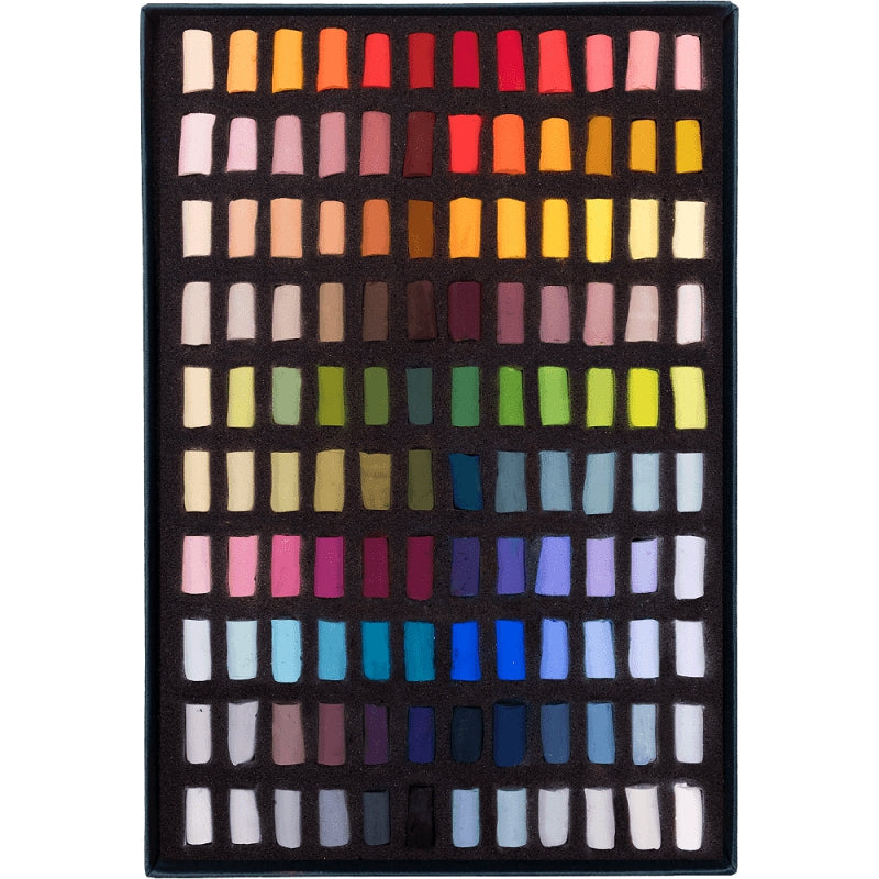 Unison Colour tørre pasteller halvdeler 120stk PRE ORDER