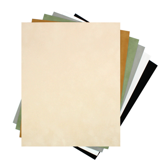 Renesans Semsket skinnpapir enkle ark  PRE ORDER