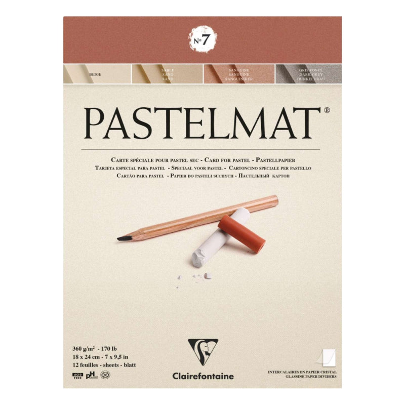 Clairefontaine, Pastelmat paper pad nr 7 PRE ORDER