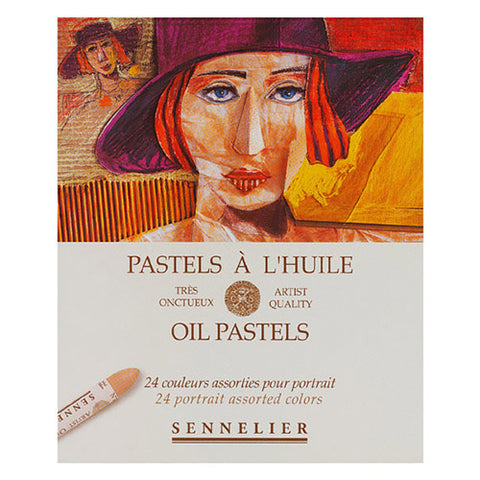 Sennelier oljepastell portrettsett 24 farger PRE ORDER
