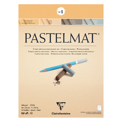 Clairefontaine, Pastelmat paper pad nr 1 PRE ORDER
