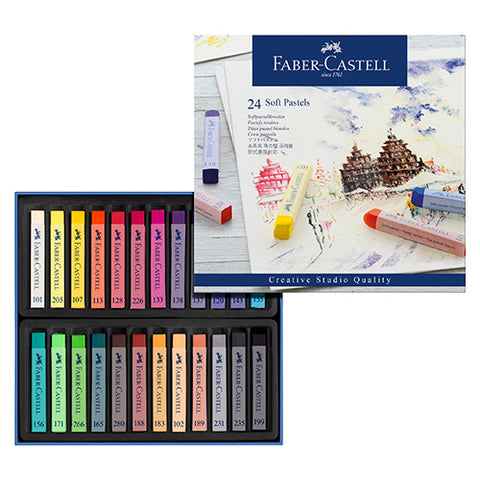 Faber-Castell creativo studio tørre pasteller 24 stk PRE ORDER