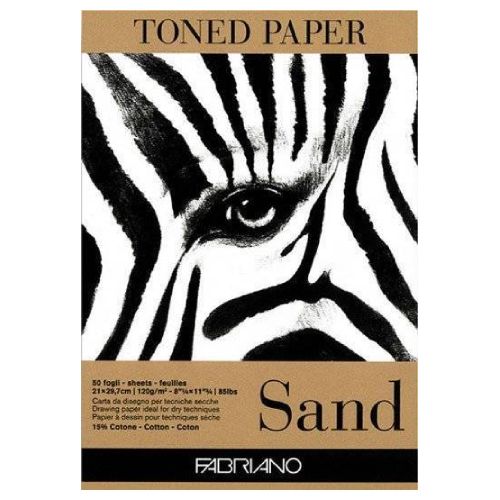 Fabriano toned paper sand 120g 50ark PRE ORDER