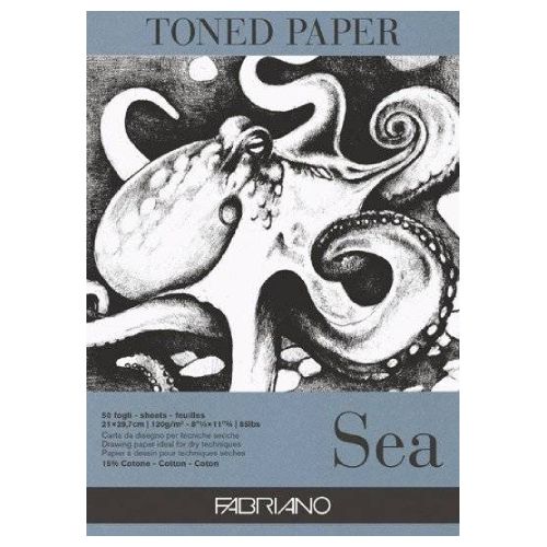 Fabriano toned paper sea 120g 50ark PRE ORDER
