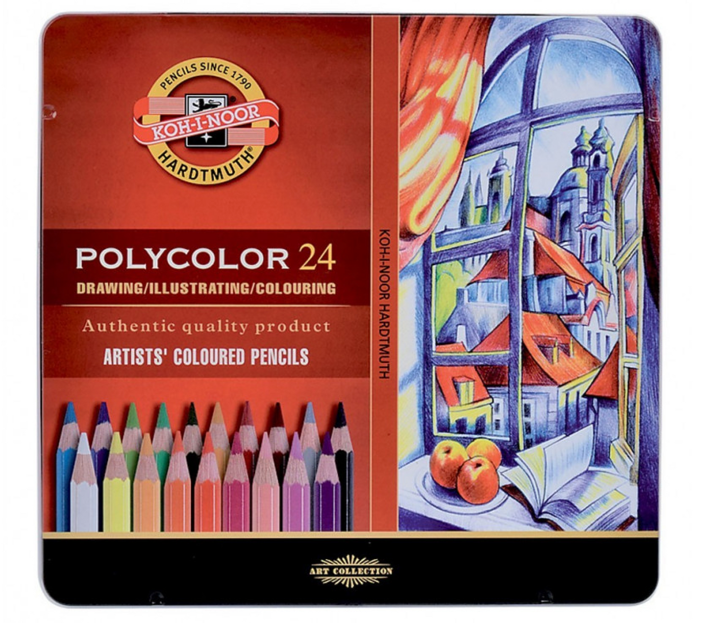 Fargeblyanter Polycolor - Koh-I-Noor 24stk