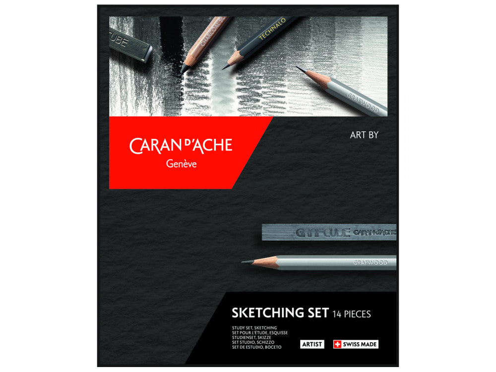 Caran d´Ache Artist Sketching Set 14 stk PRE ORDER