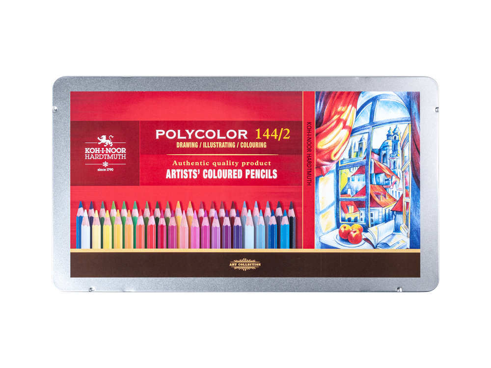 Fargeblyanter Polycolor - Koh-I-Noor 144stk PRE ORDER